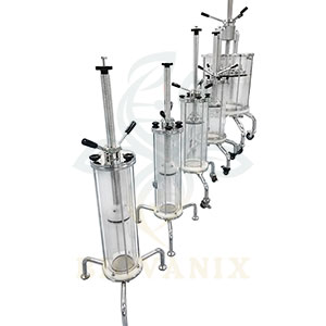 BioVanix low-pressure glass chromatography column