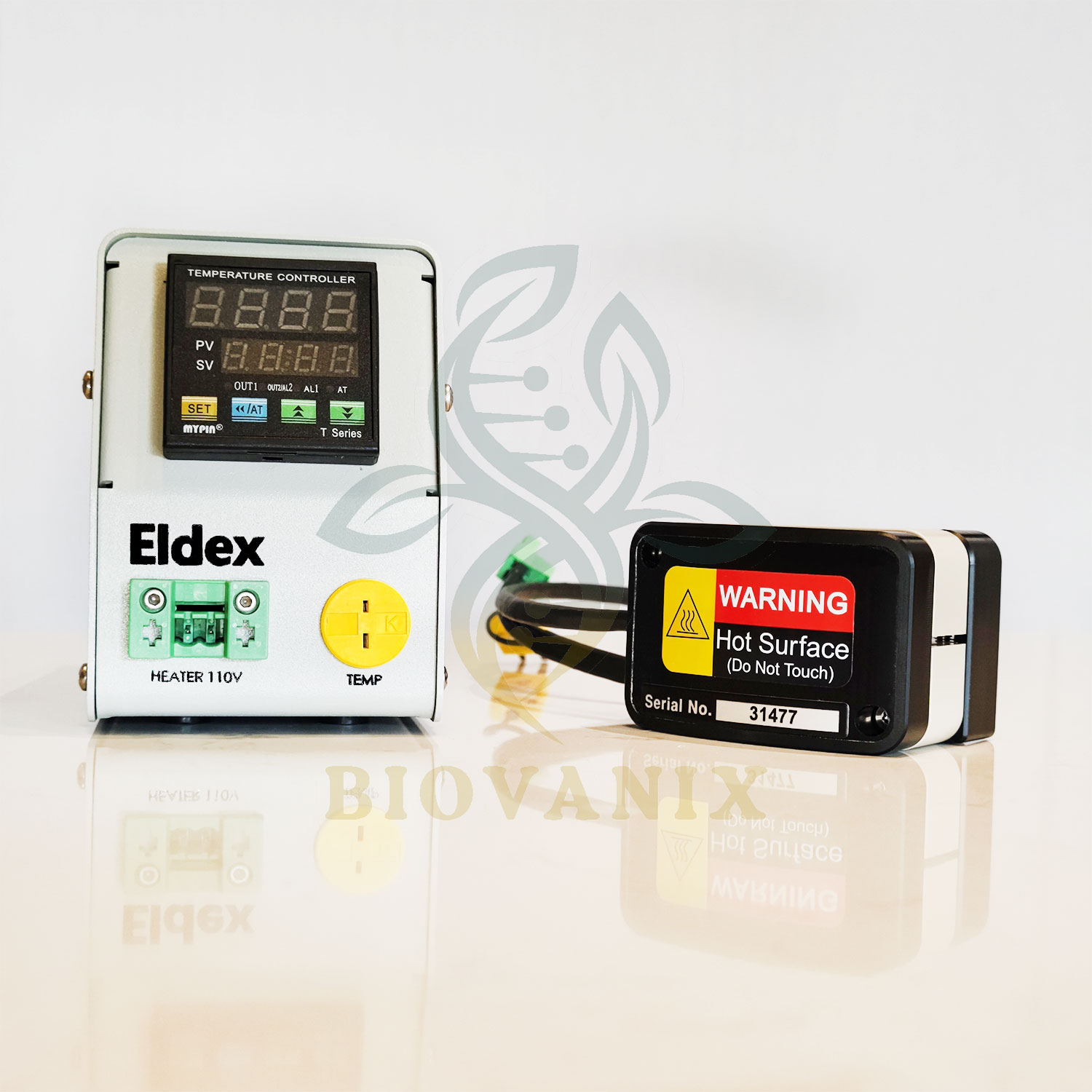 Eldex pump head heater